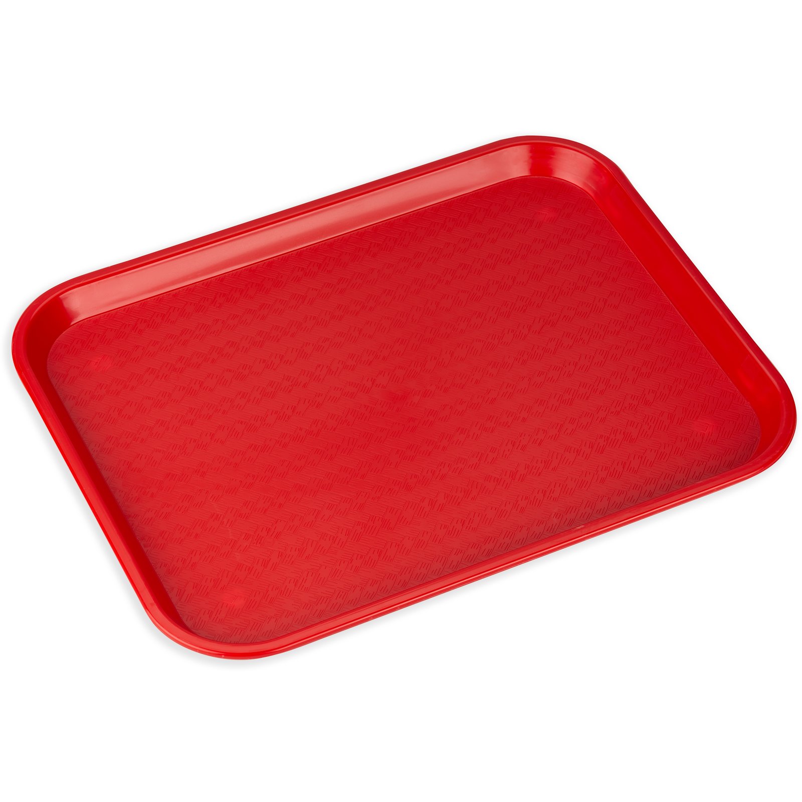 FAST FOOD TRAY 14X18 RED - Big Plate Restaurant Supply